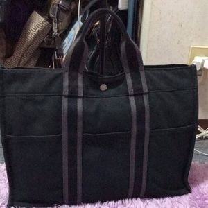 SOLD SOLD SOLD!!!Pre Loved Hermes Canvas Handbag